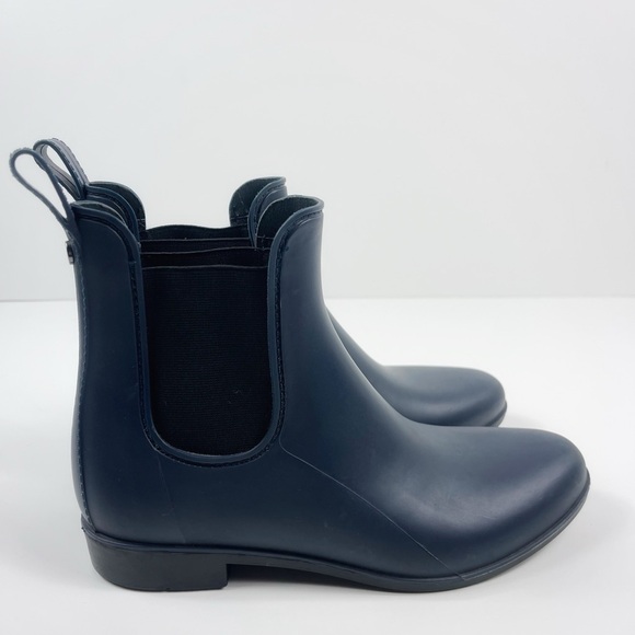 Sam Edelman Womens Size 9 Tinsley Matte Blue Rubber Rain Boots Waterproof Preppy - Picture 3 of 9